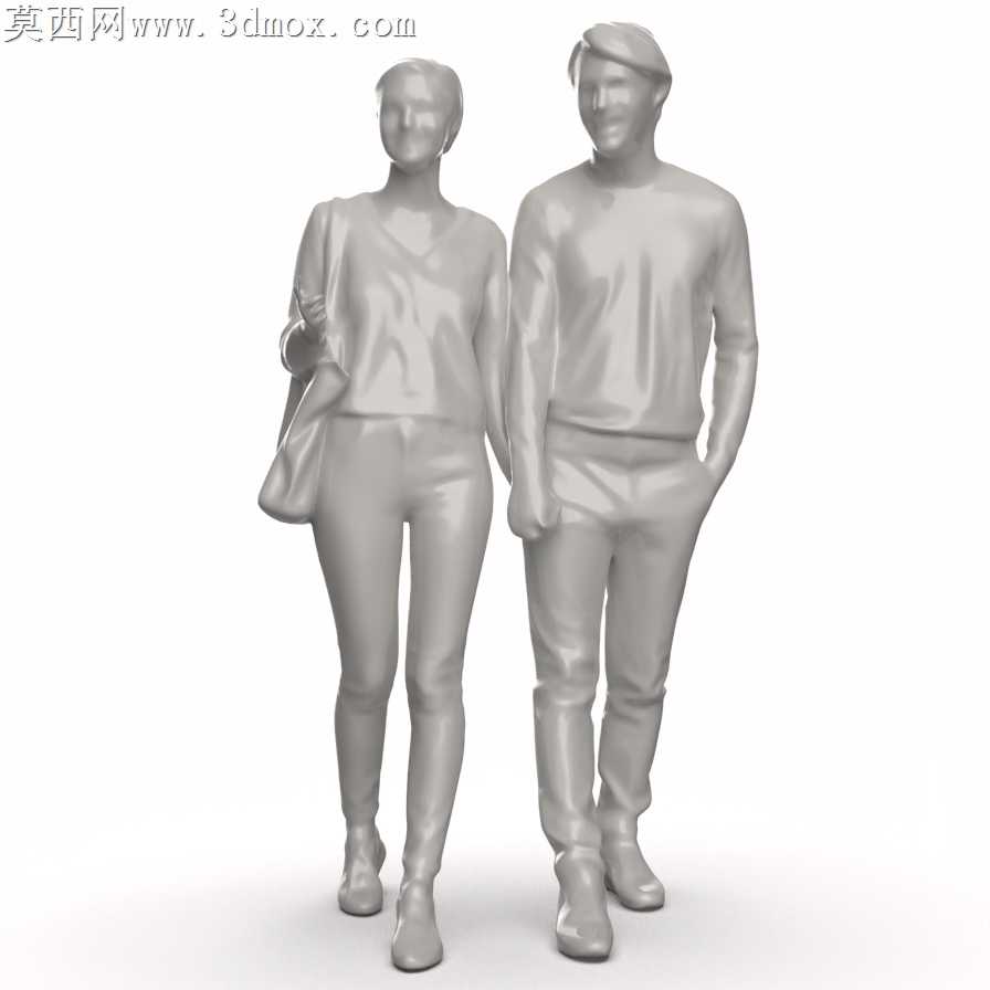 夫妻步行