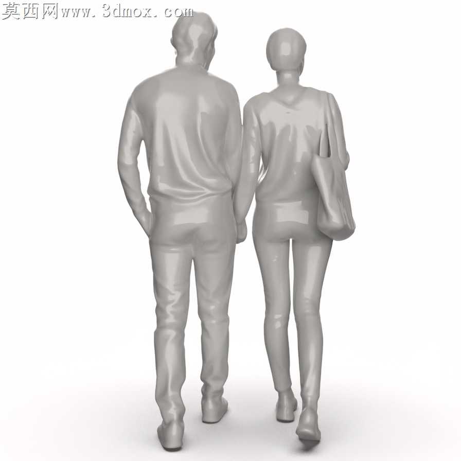 夫妻步行