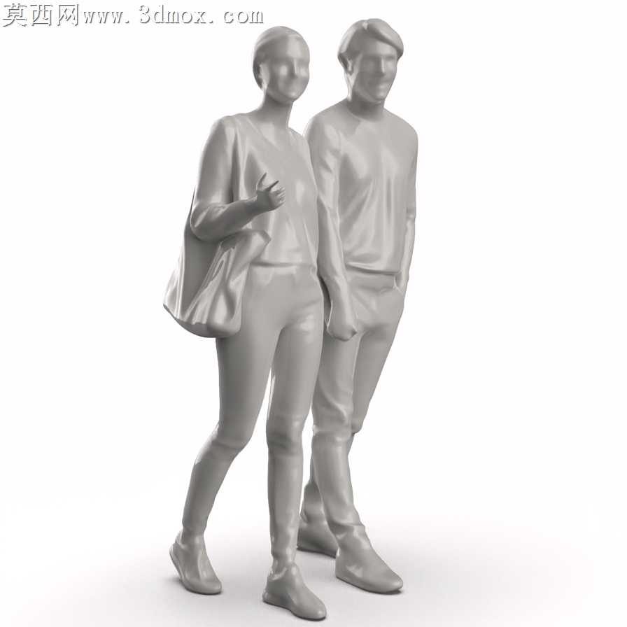 夫妻步行