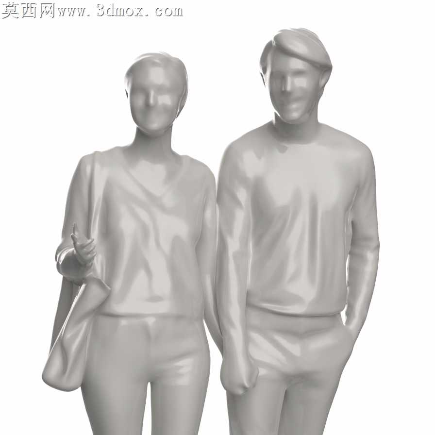 夫妻步行