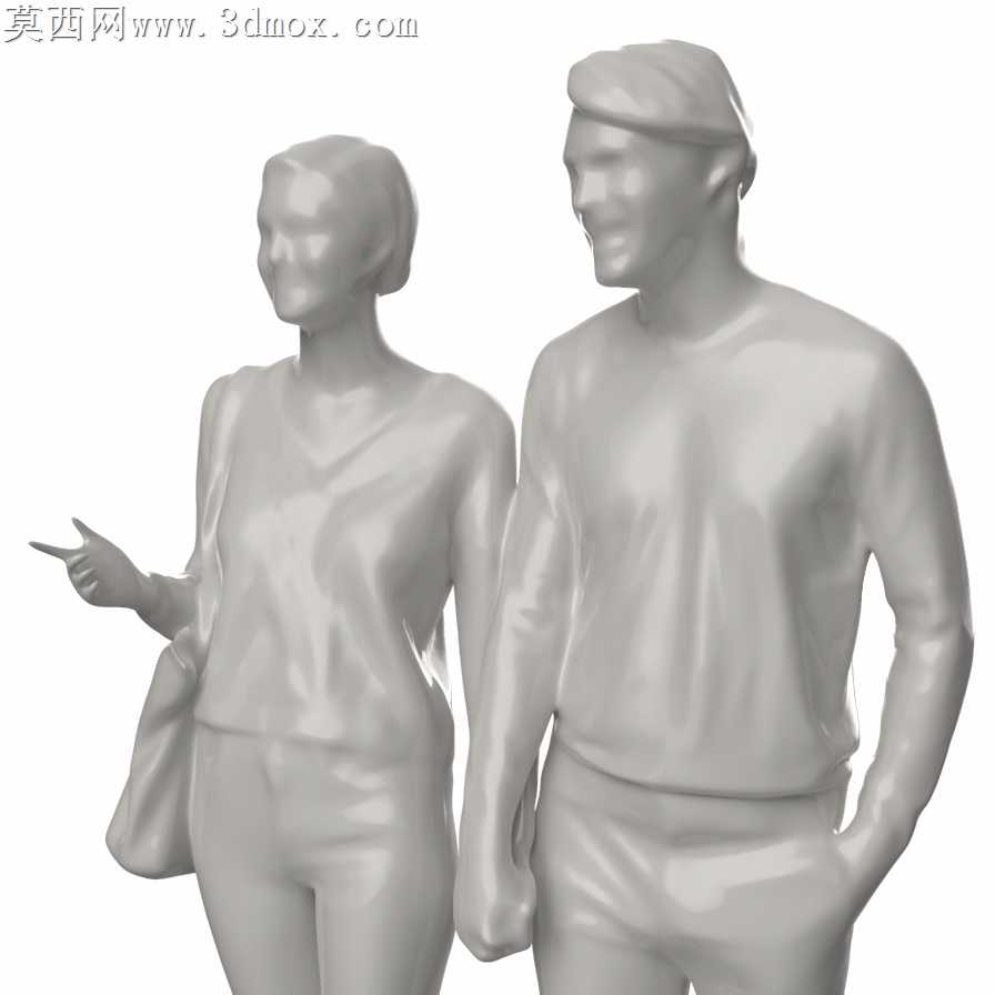 夫妻步行