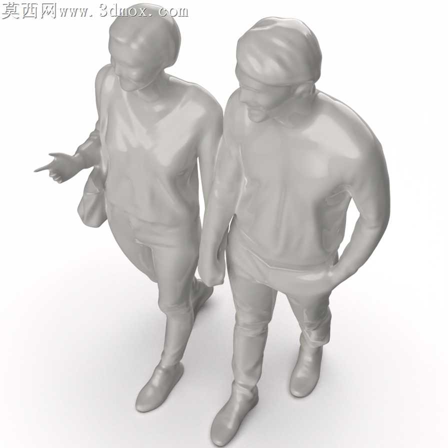 夫妻步行