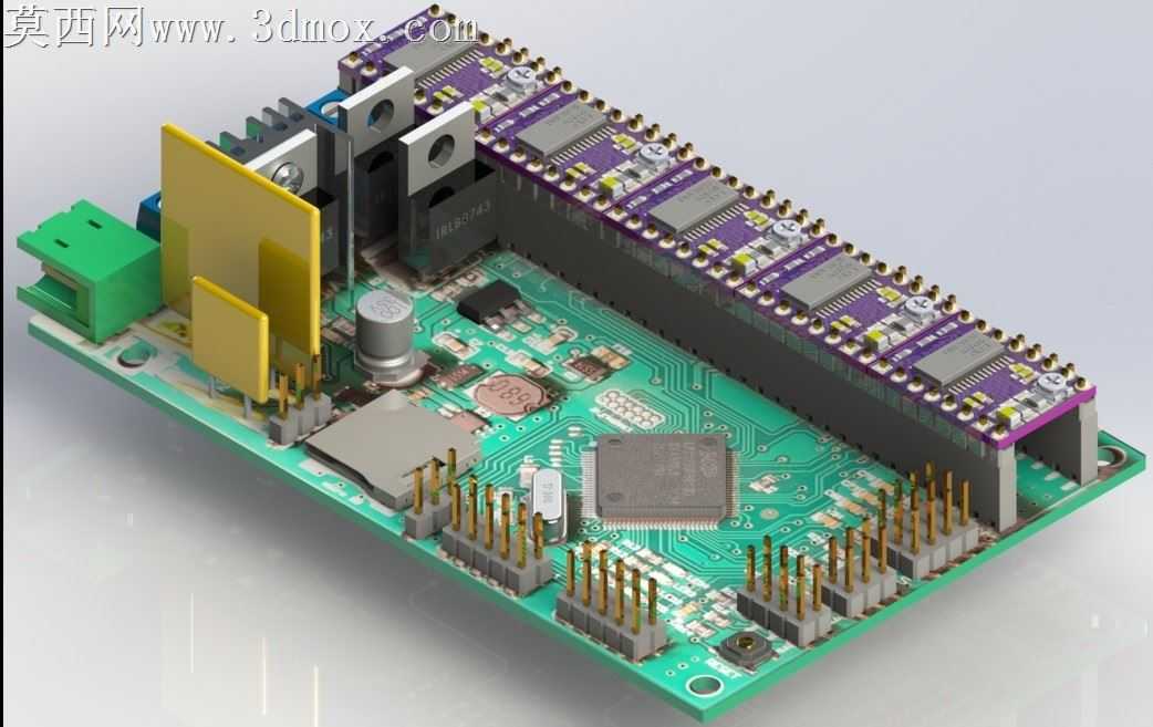 AZSMZ Mini Ver2.1�����ư������FDM 3D��ӡ����12864 LCD��Ļģ��
