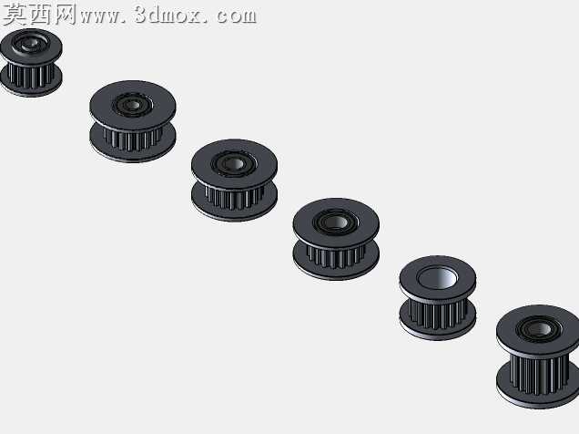 GT2正时惰轮带齿皮带轮16/20,孔3/4/5/8 mm,GT2皮带宽度6/10 mm