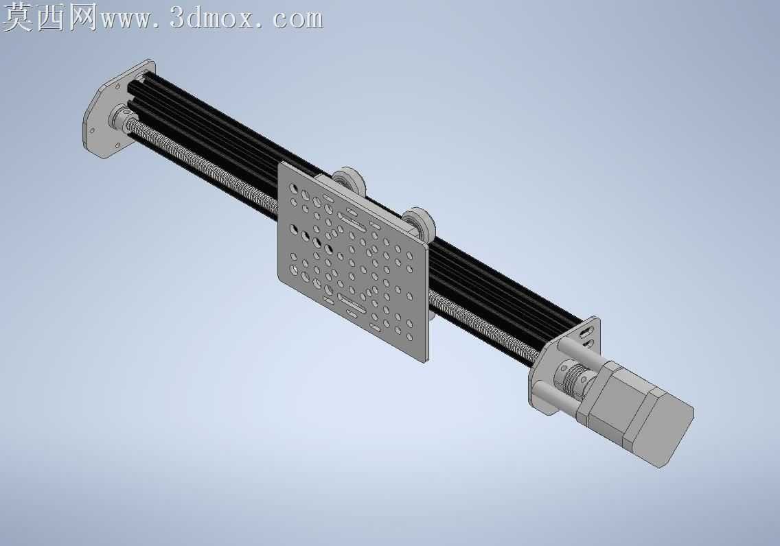 Nema 17 V槽丝杠驱动执行机构(2040 Al\u0026水平机架)
