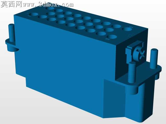塑料注射模4型腔排气口关闭