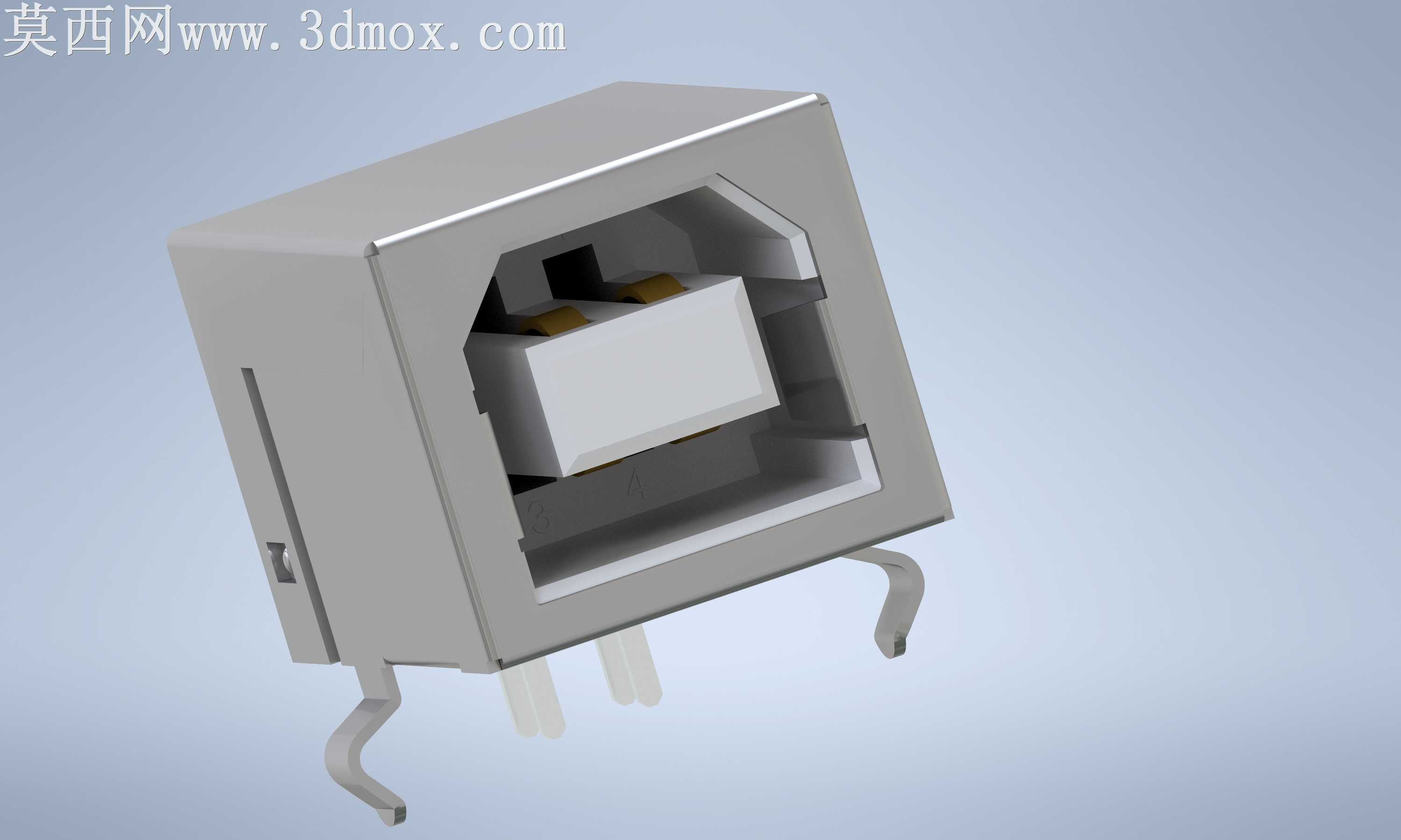 USB-B USB 2.0����������4λͨ�ף�ֱ��