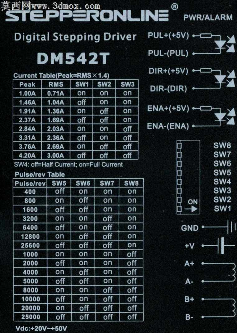 Nema 23步进电机驱动器