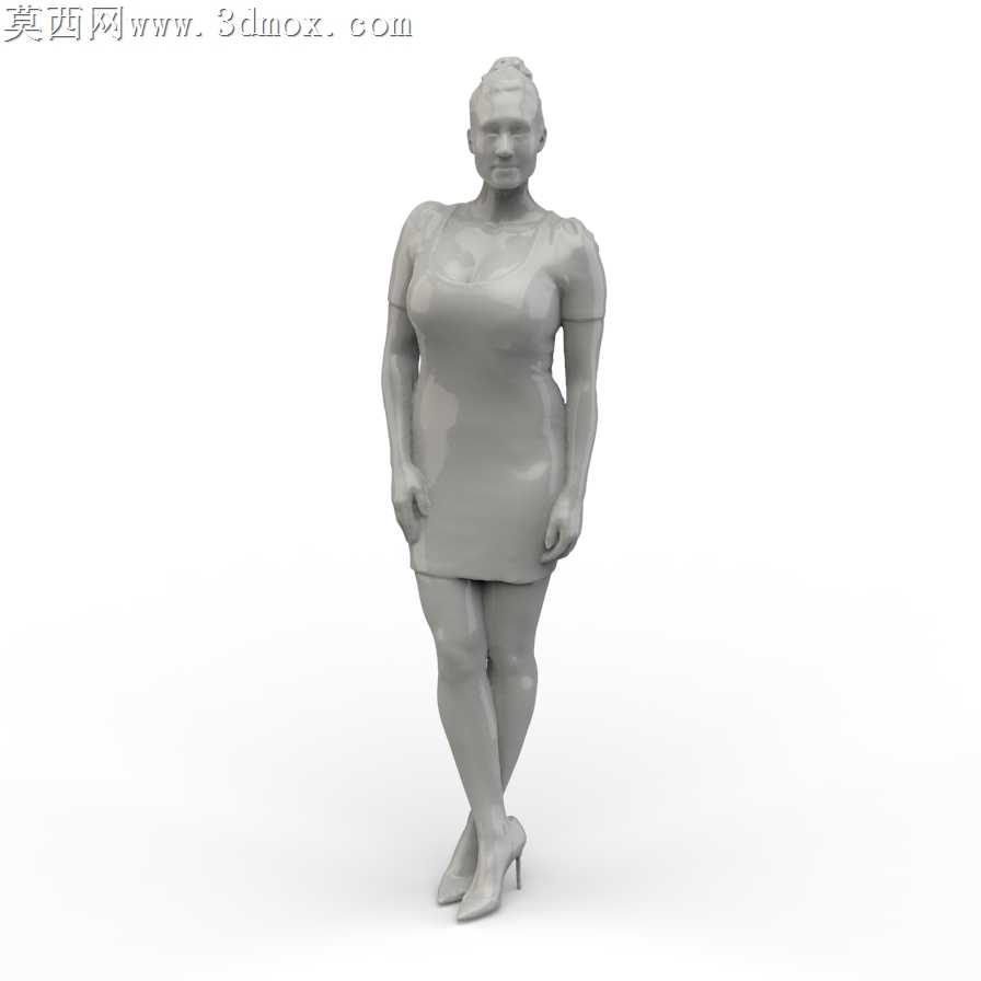 穿衣服的女人