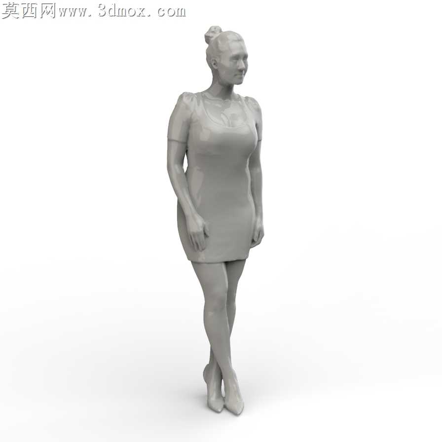 穿衣服的女人