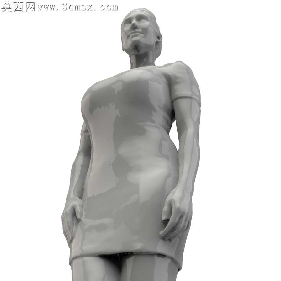 穿衣服的女人