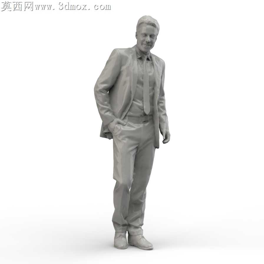 西装领带男