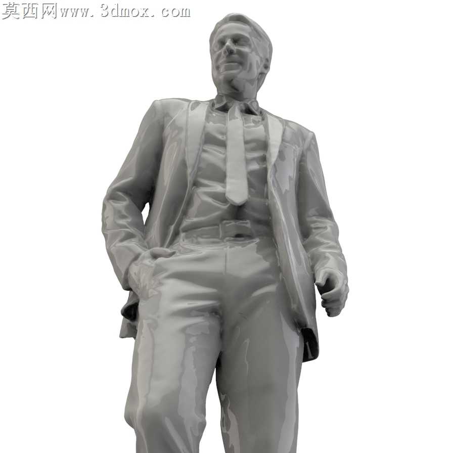 西装领带男
