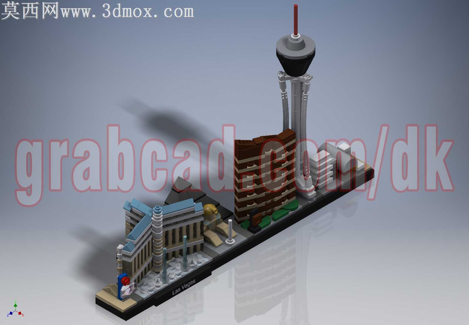 乐高建筑-拉斯维加斯(21047)