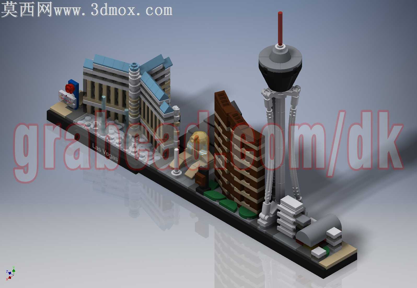 乐高建筑-拉斯维加斯(21047)