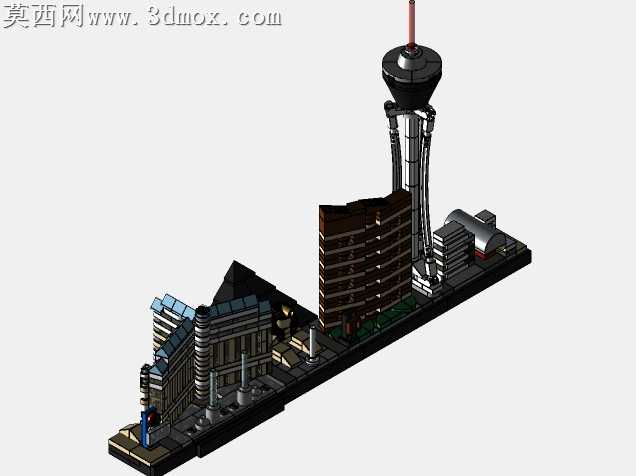 乐高建筑-拉斯维加斯(21047)