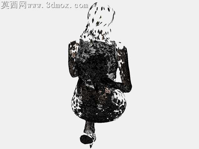 女性坐姿-mulher sentada