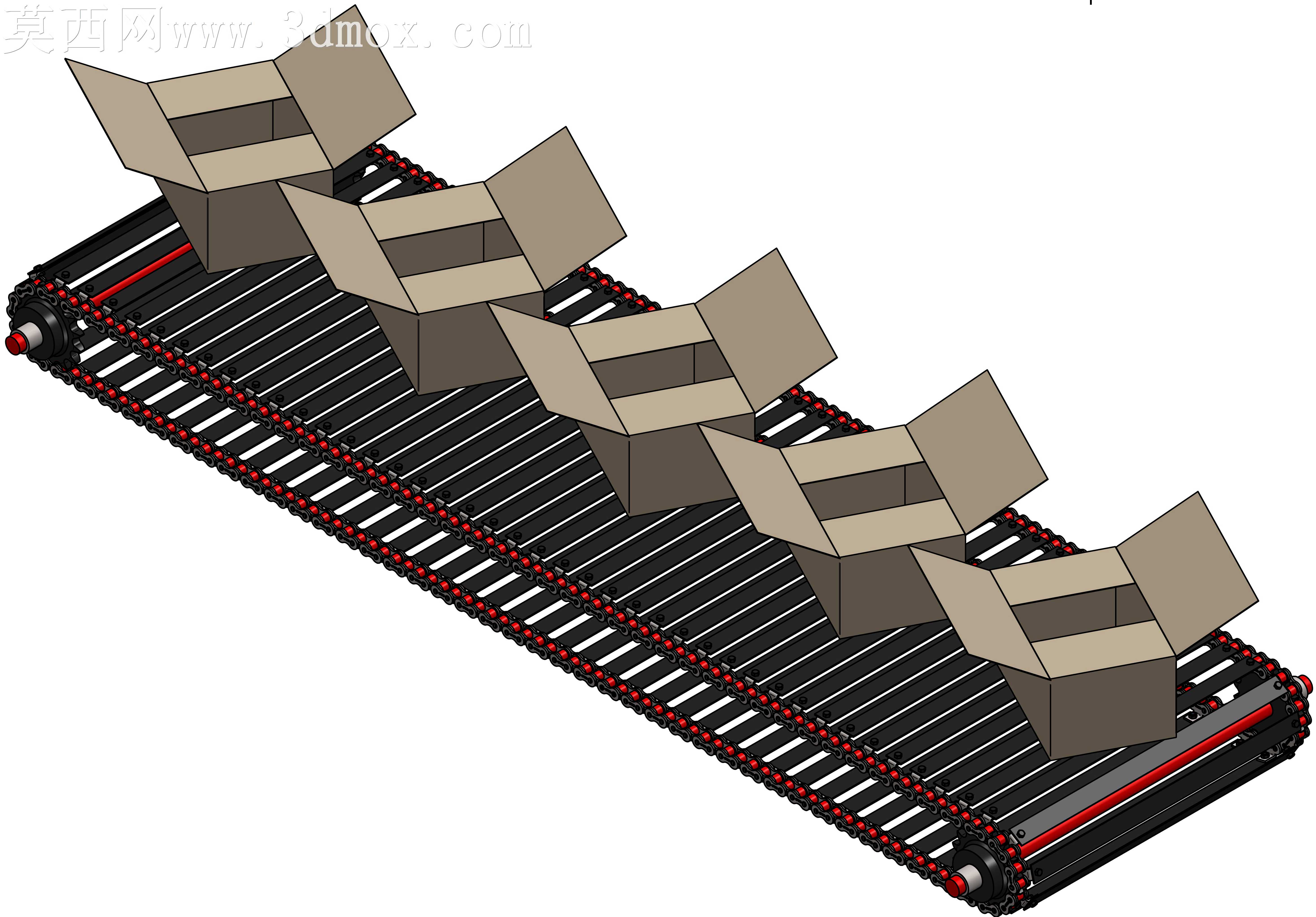 ���ʹ���-ESTEIRA TRANSPORTADORA COM CORRENTES