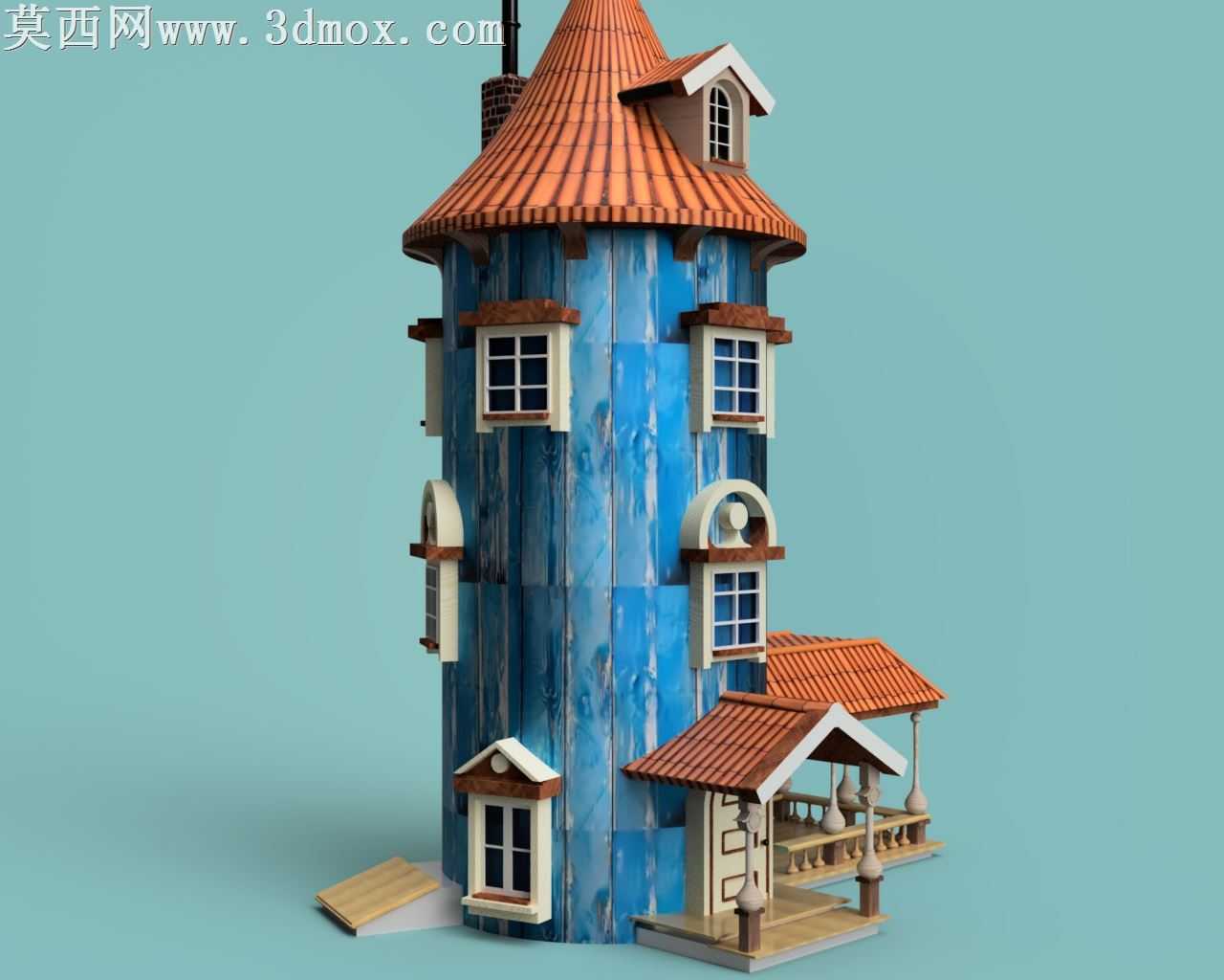 Moomins House三维模型