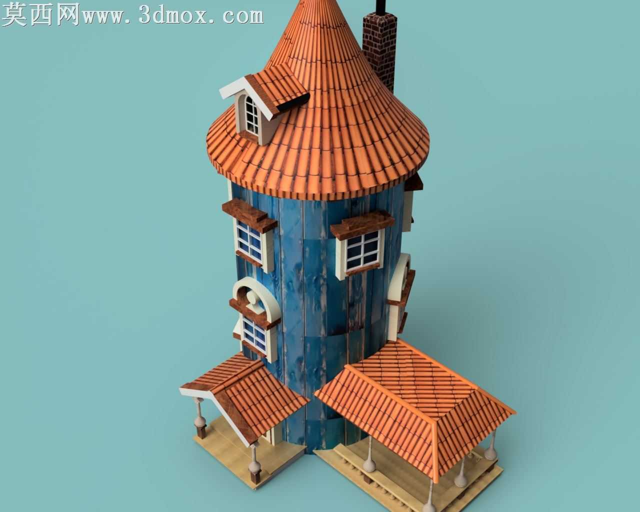 Moomins House三维模型