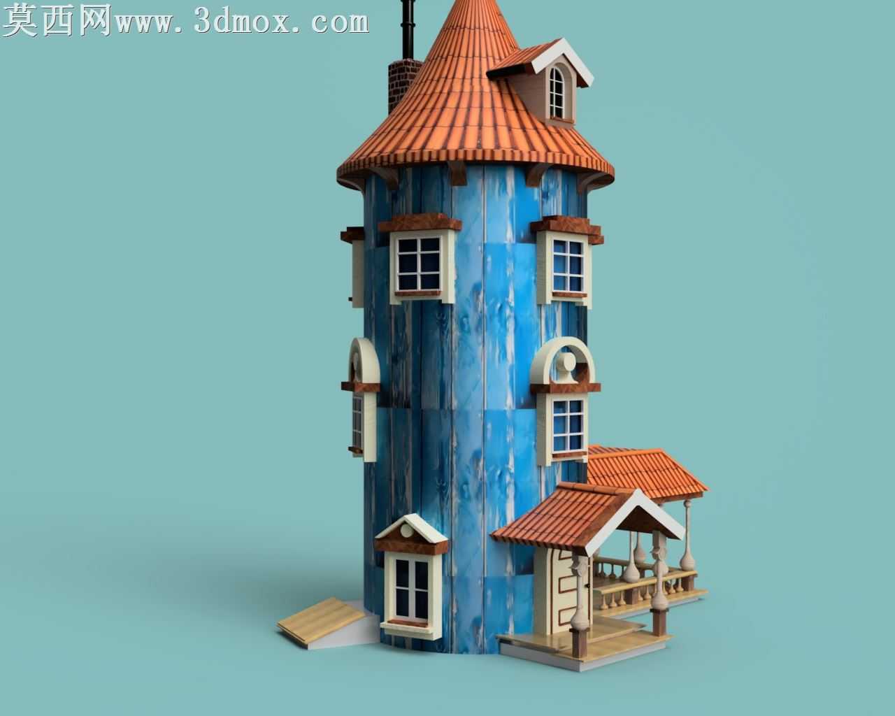 Moomins House三维模型