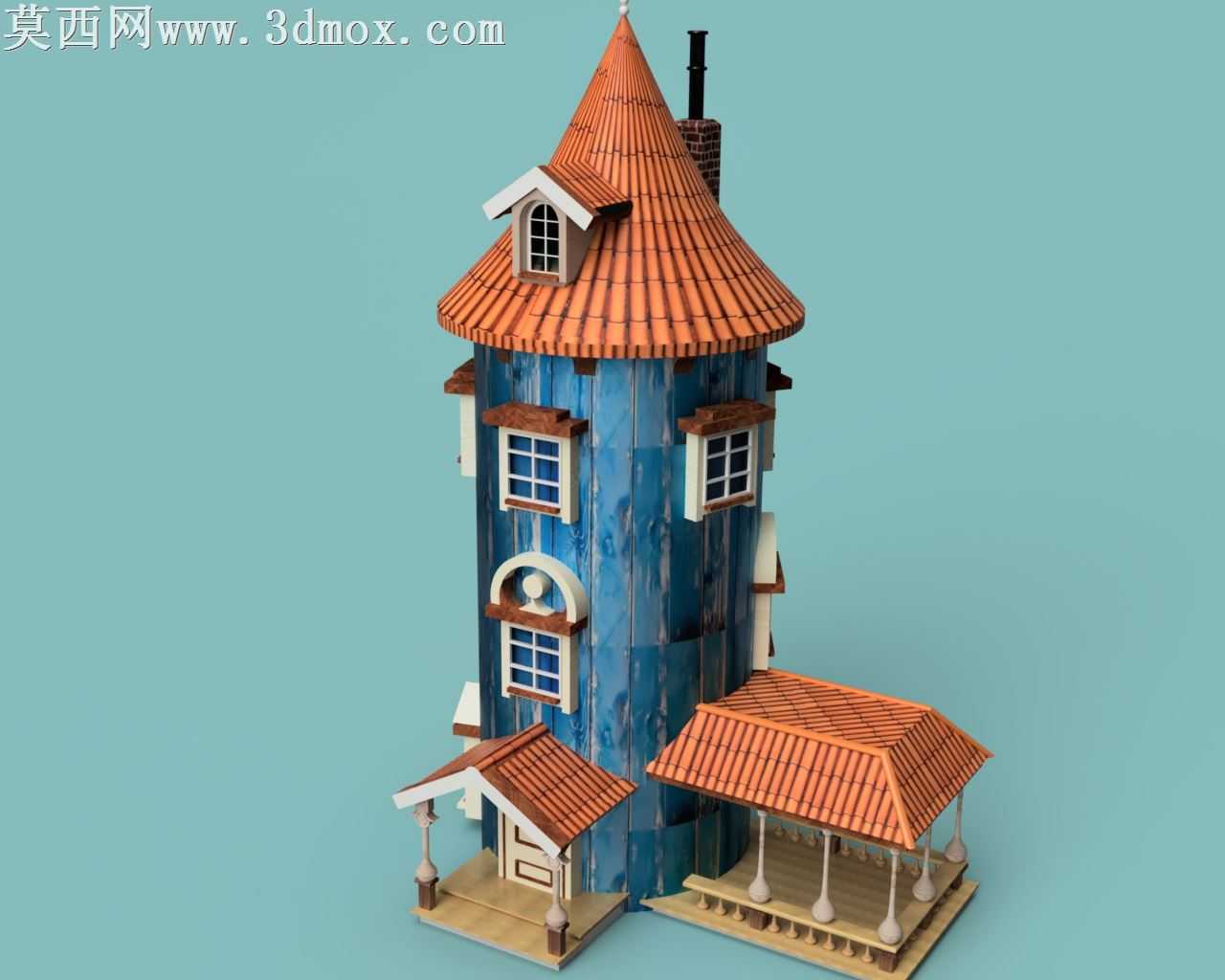 Moomins House三维模型