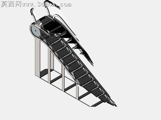 SolidWorks自动扶梯组装与动画
