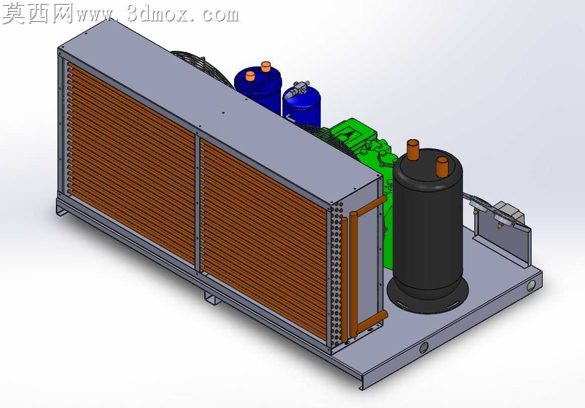 开放式系统冷水机组5HP-A??k Sistem 2 Fanl?5 HP Chiller Grubu