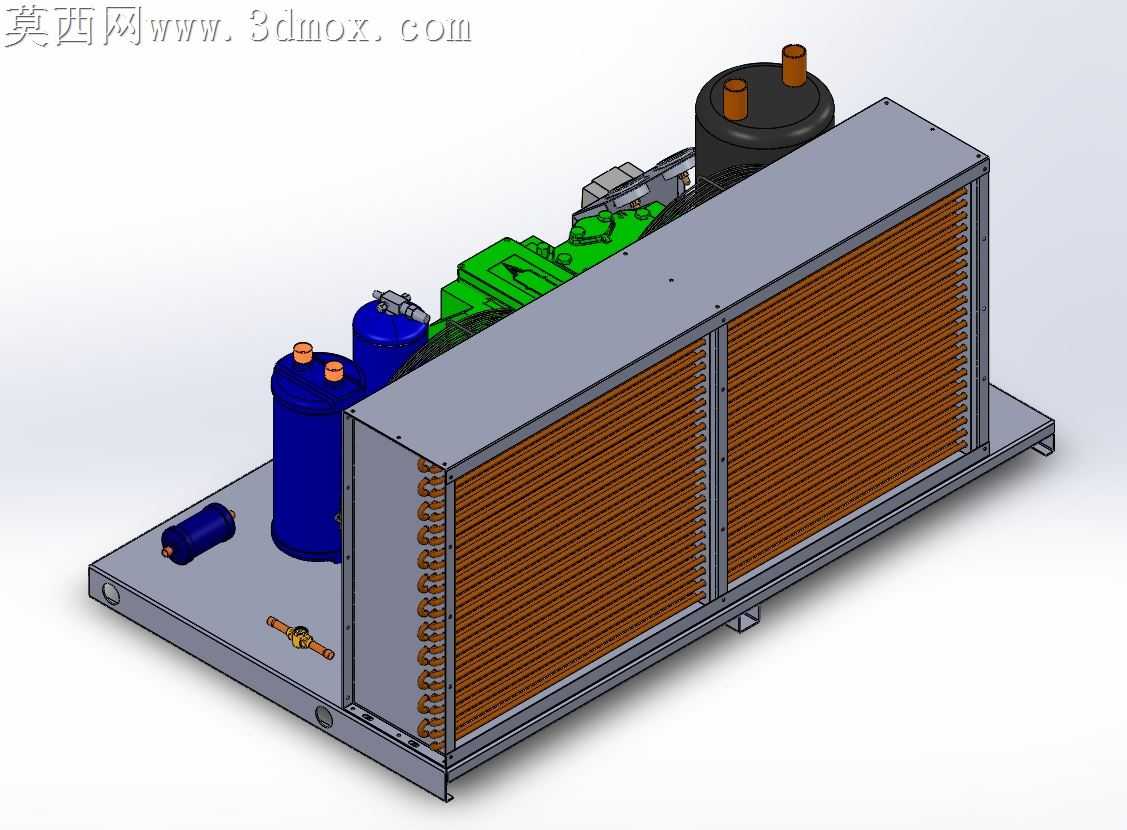 开放式系统冷水机组5HP-A??k Sistem 2 Fanl?5 HP Chiller Grubu