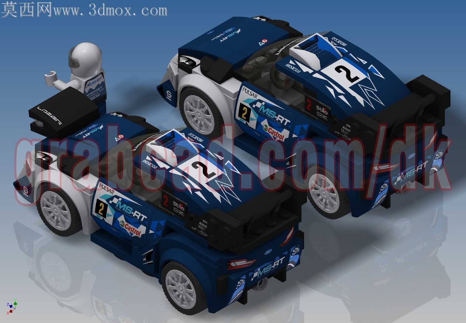 �ָ��ٶȹھ�-���ؼ��껪M-Sport WRC��75885��