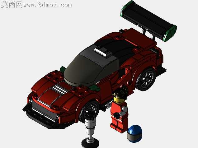 乐高速度冠军-法拉利488 GT3“斯卡德里亚科萨”(75886)