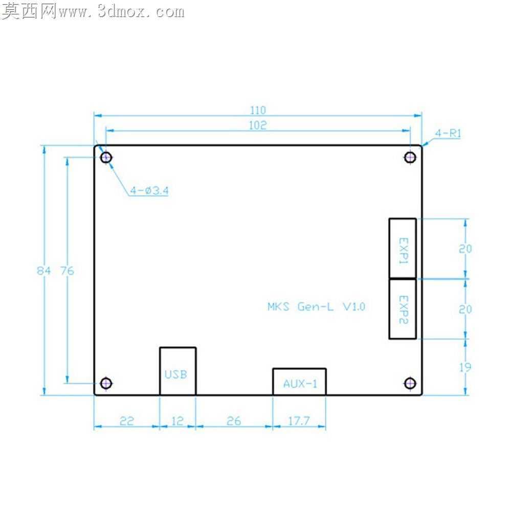 3D打印机XL P3钢制V19全直线导轨320x320x400