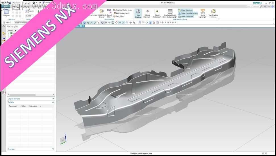catia v5/siemens nx 12的横梁练习文件