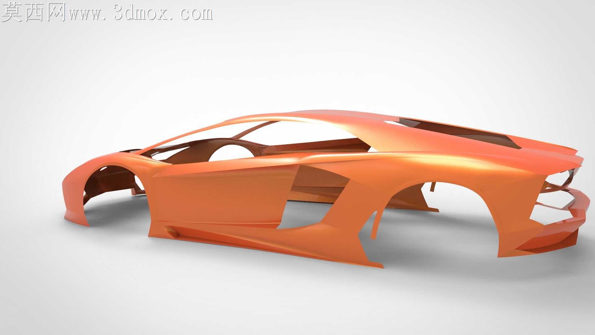 兰博基尼Aventador车身