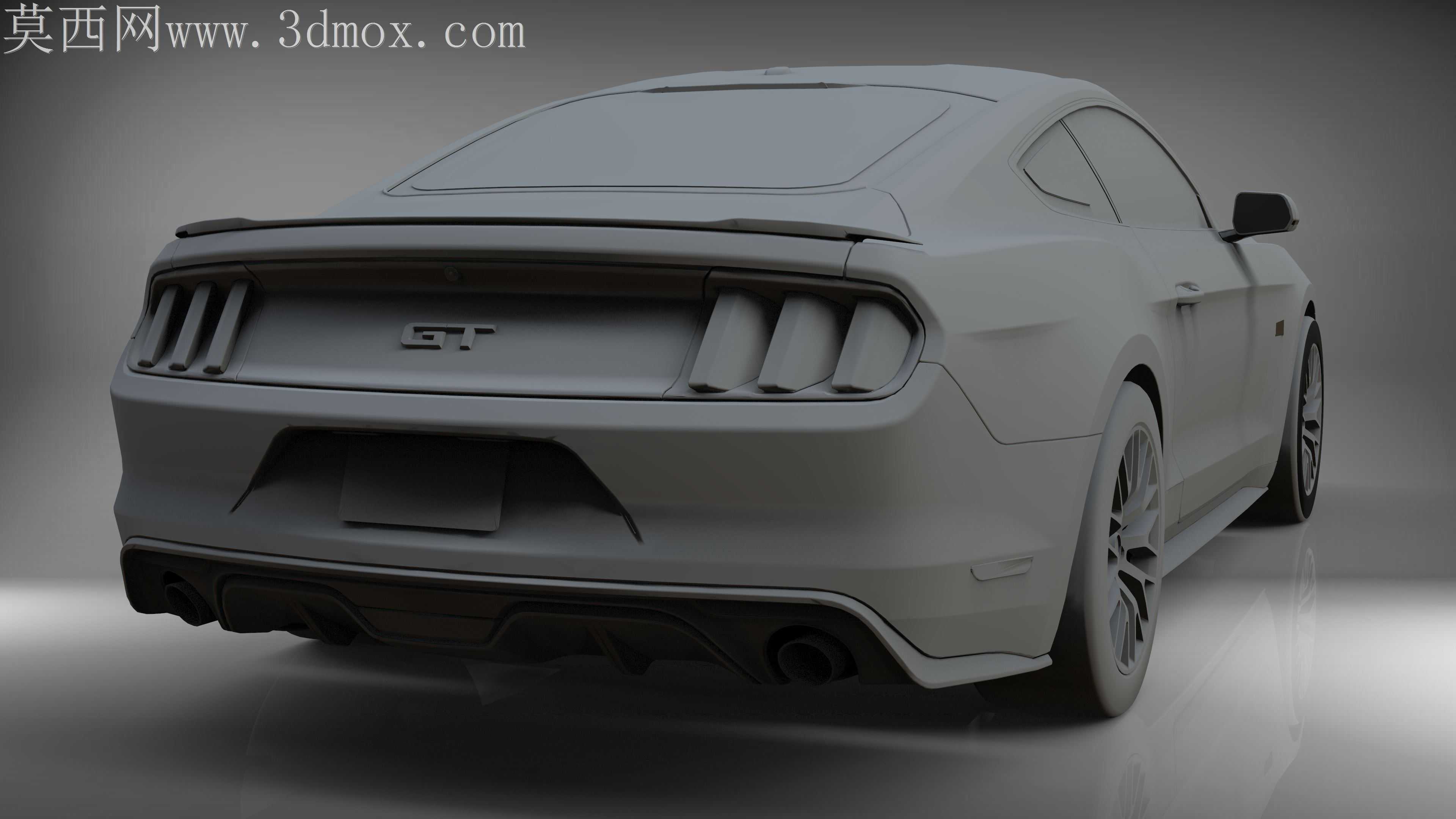 Mustang Alias模型和KeyShot渲染