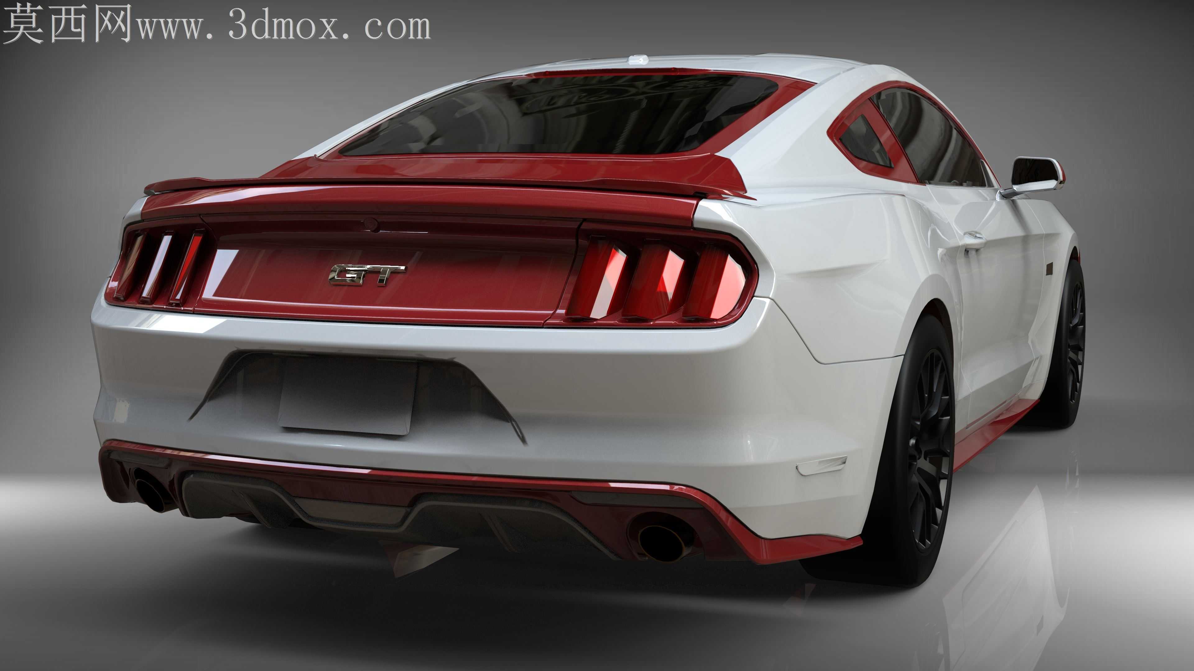 Mustang Alias模型和KeyShot渲染