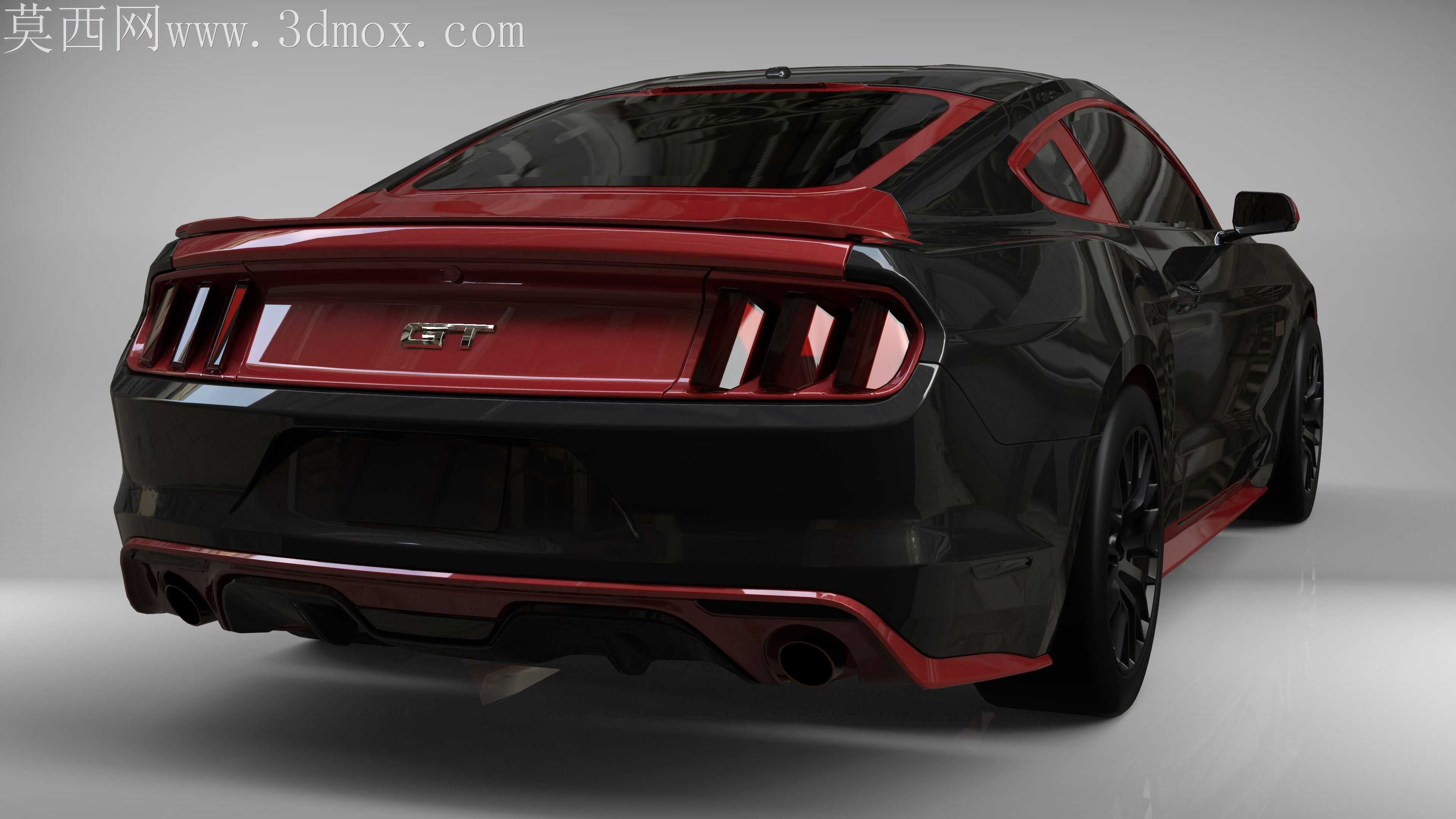 Mustang Alias模型和KeyShot渲染