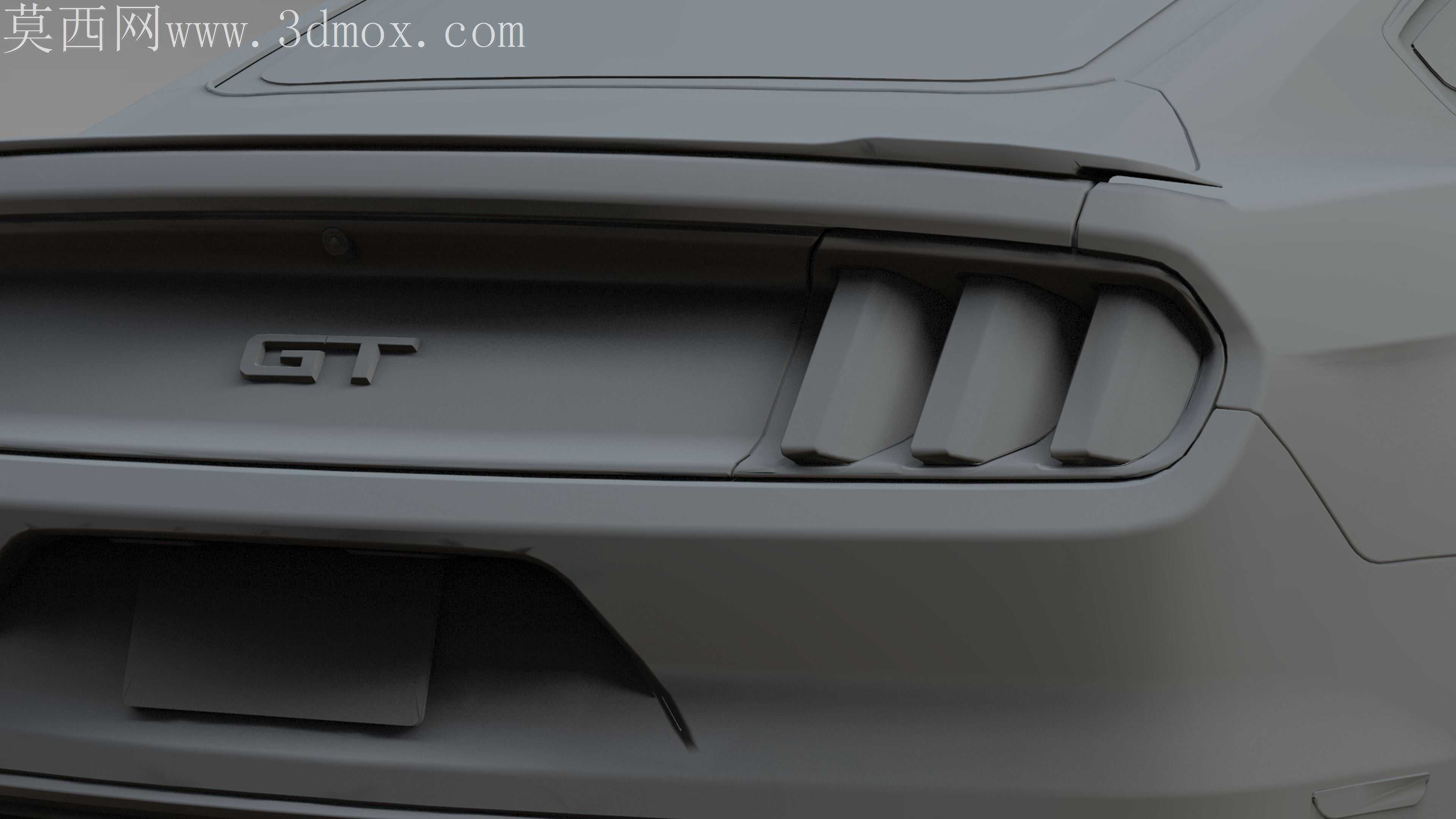 Mustang Alias模型和KeyShot渲染