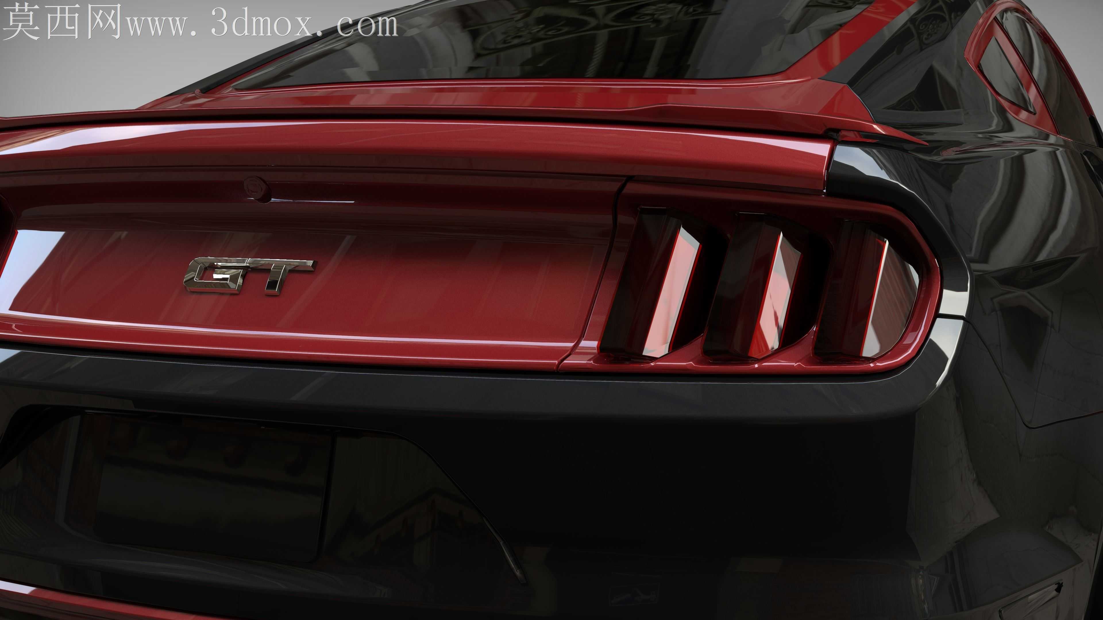 Mustang Alias模型和KeyShot渲染