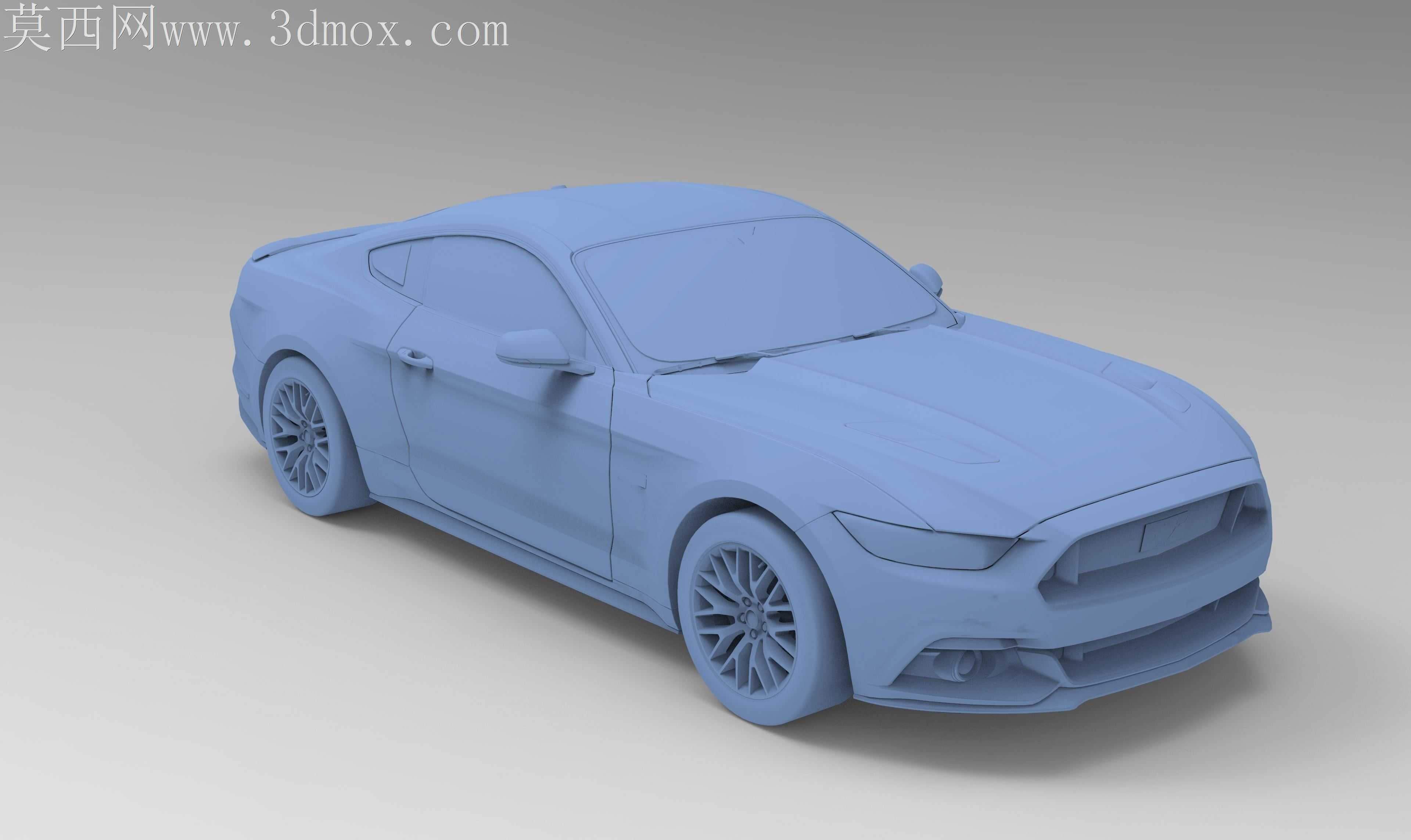 Mustang Alias模型和KeyShot渲染