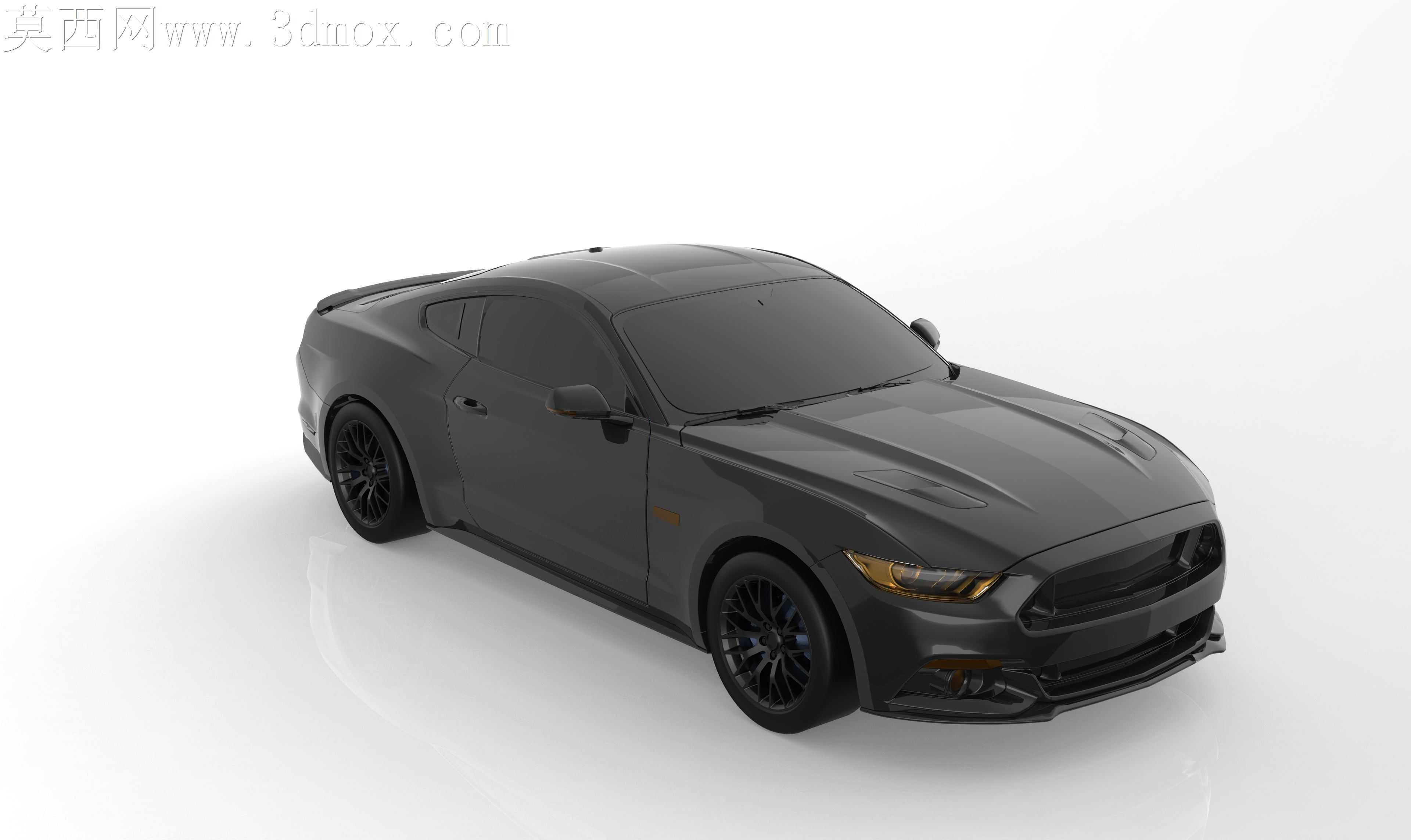 Mustang Alias模型和KeyShot渲染