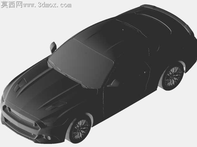 Mustang Alias模型和KeyShot渲染