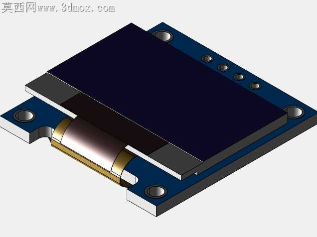 0.96英寸OLED LCD模块4针128X64