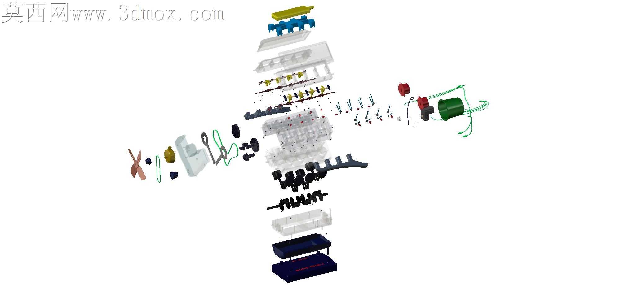 V8发动机总成