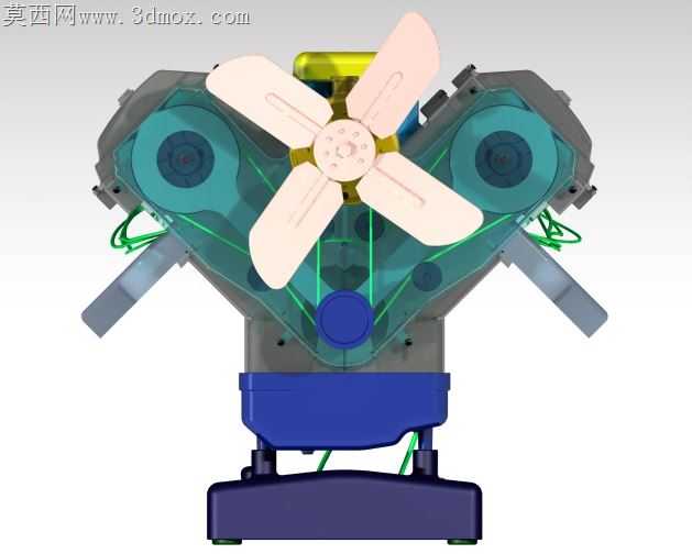 V8发动机总成