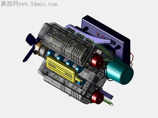 V8发动机总成