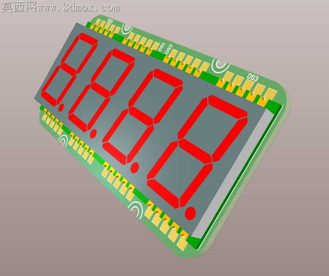 4x7��LED��ʾ��PCB