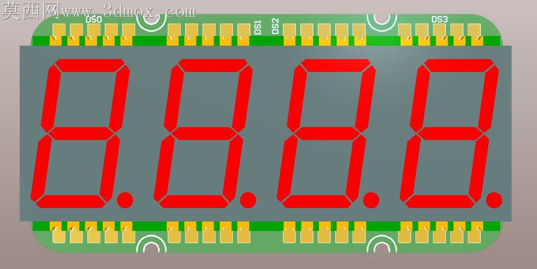 4x7��LED��ʾ��PCB