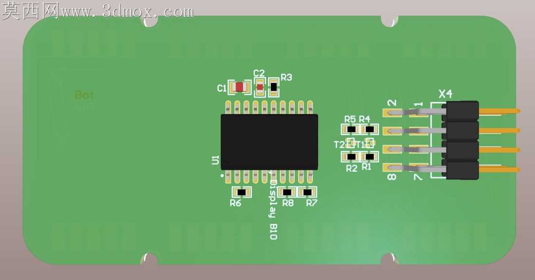 4x7��LED��ʾ��PCB