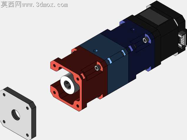 NEMA 17电机3D可打印行星减速器